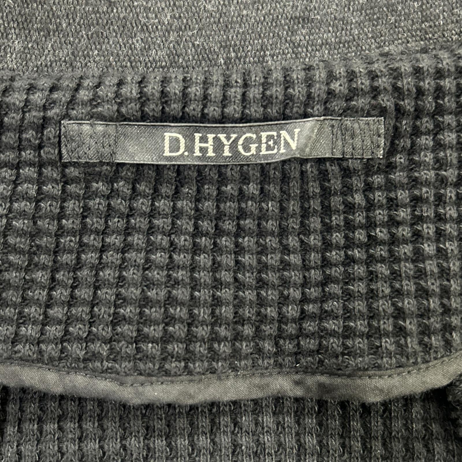 D.HYGEN ディーハイゲン ST101-0320S ヘビーワッフルロングボンバーカーディガン トップス