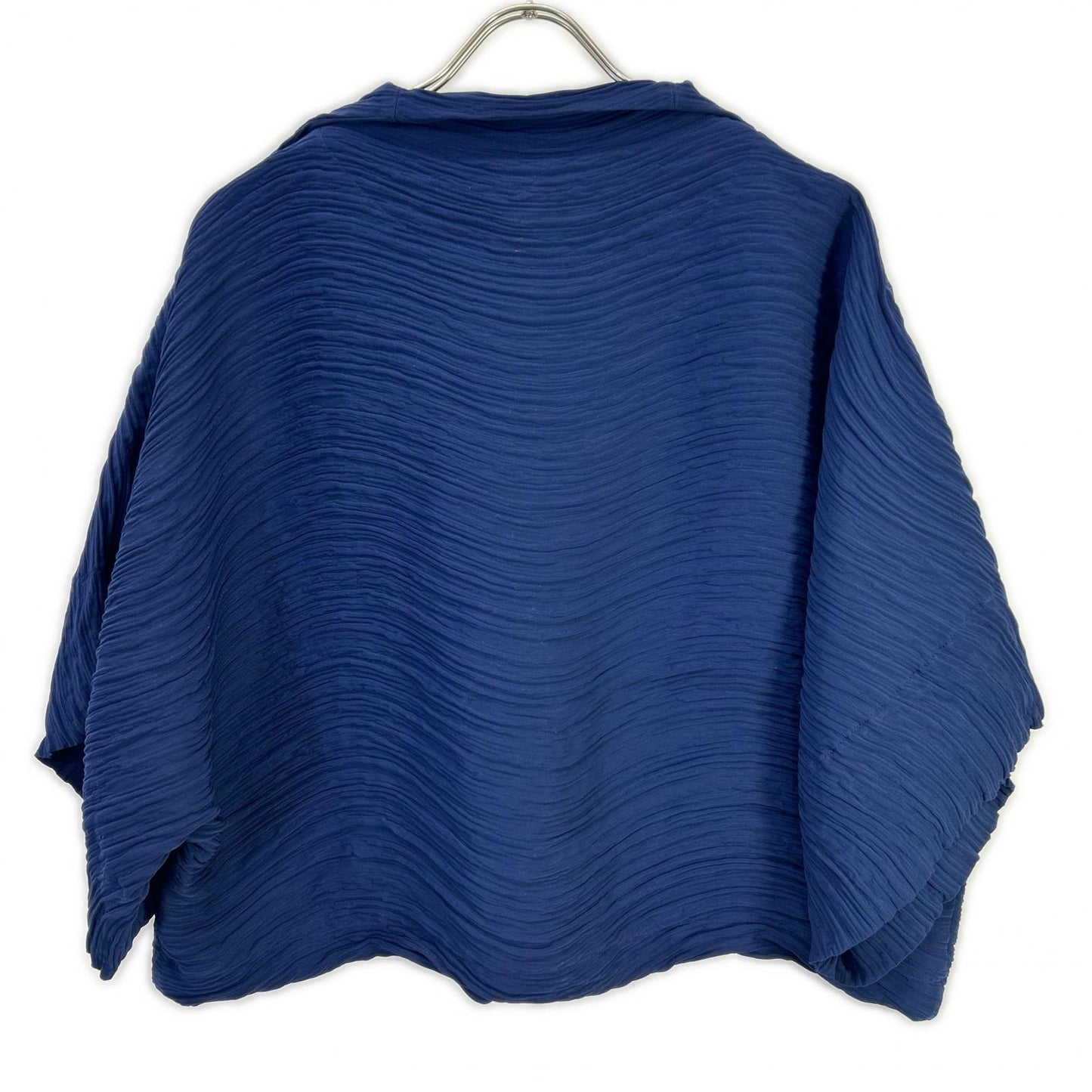 ISSEY MIYAKE イッセイミヤケ IM92FD510 ネイビー プリーツデザインジャケット ジャケット