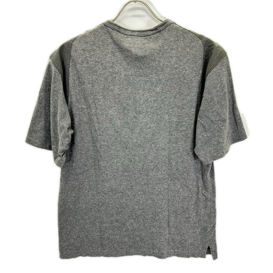 Yohji Yamamoto POUR HOMME ヨウジヤマモトプールオム HCT62082 99ss グレー ナイロン切り替えし Tシャツ トップス