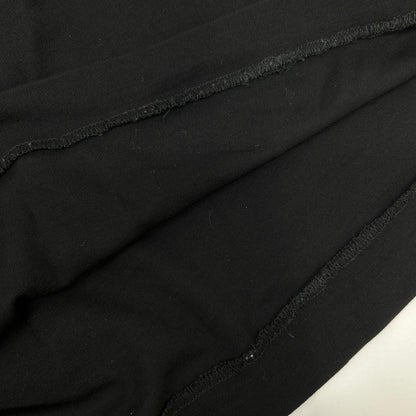 Yohji Yamamoto FEMME FA-T74-058 HQ-T79-839 black cut-and-sew top and skirt set