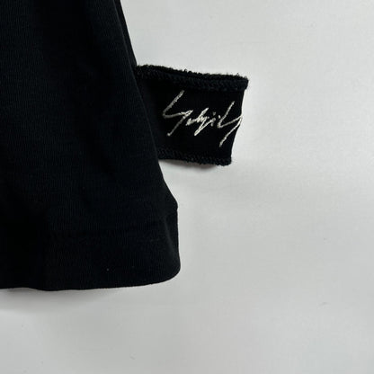 Yohji Yamamoto FEMME FA-T74-058 HQ-T79-839 black cut-and-sew top and skirt set