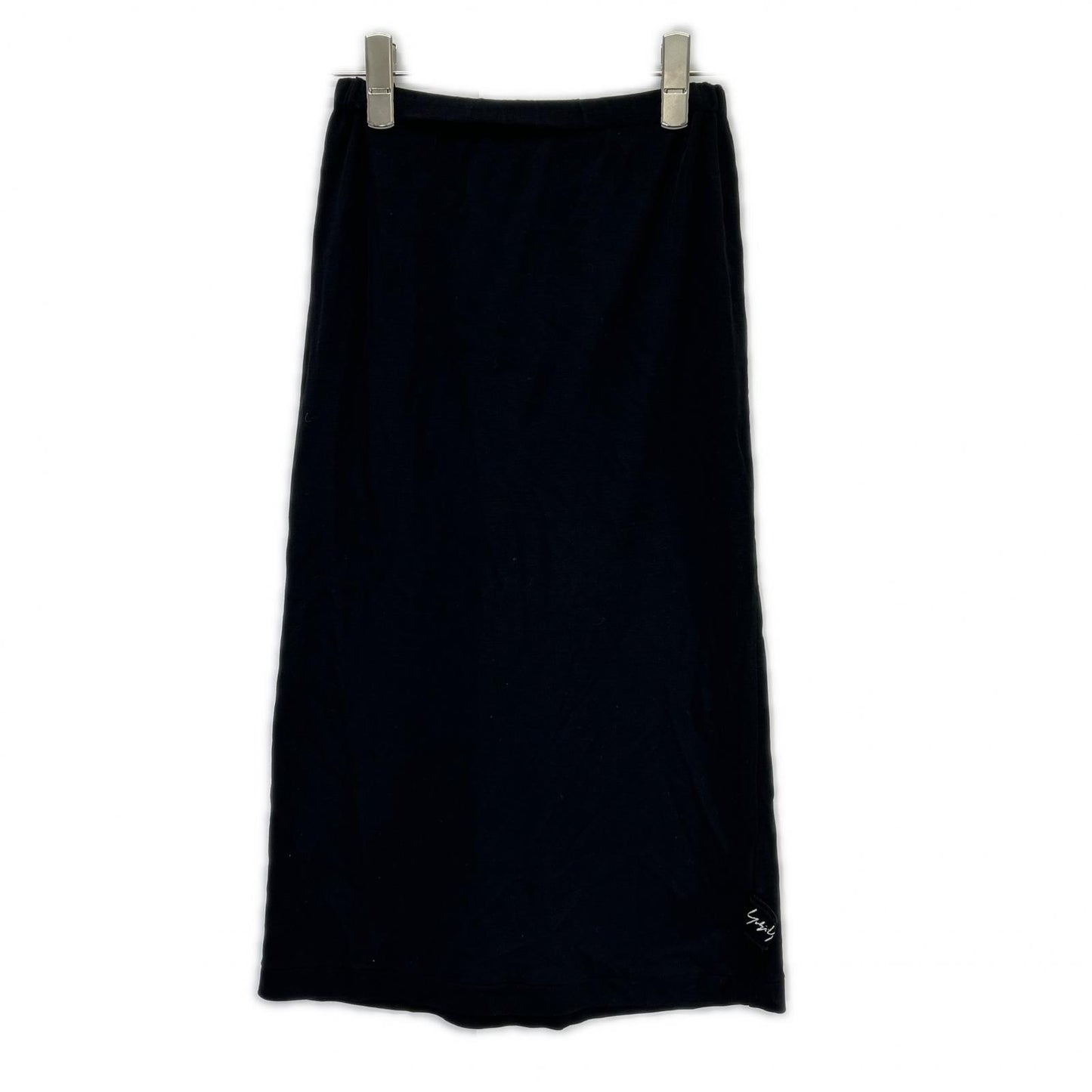 Yohji Yamamoto FEMME FA-T74-058 HQ-T79-839 black cut-and-sew top and skirt set