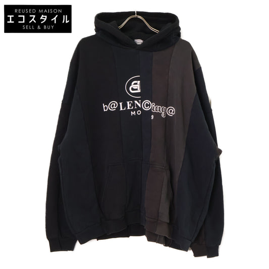 BALENCIAGA バレンシアガ 【国内正規】661606 青山限定 再構築ロゴ プルオーバー パーカー トップス