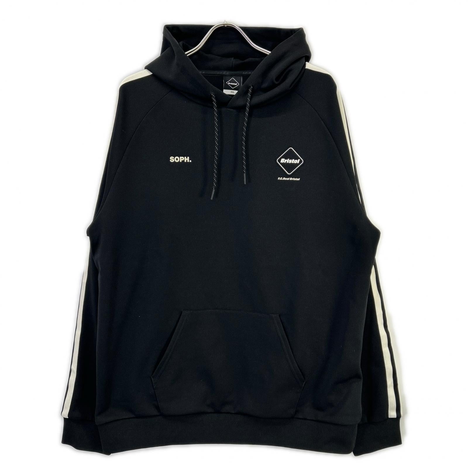 F.C.Real Bristol エフシーリアルブリストル 25年 FCRB-252082 ブラック TRAINING TRACK HOODIE トップス