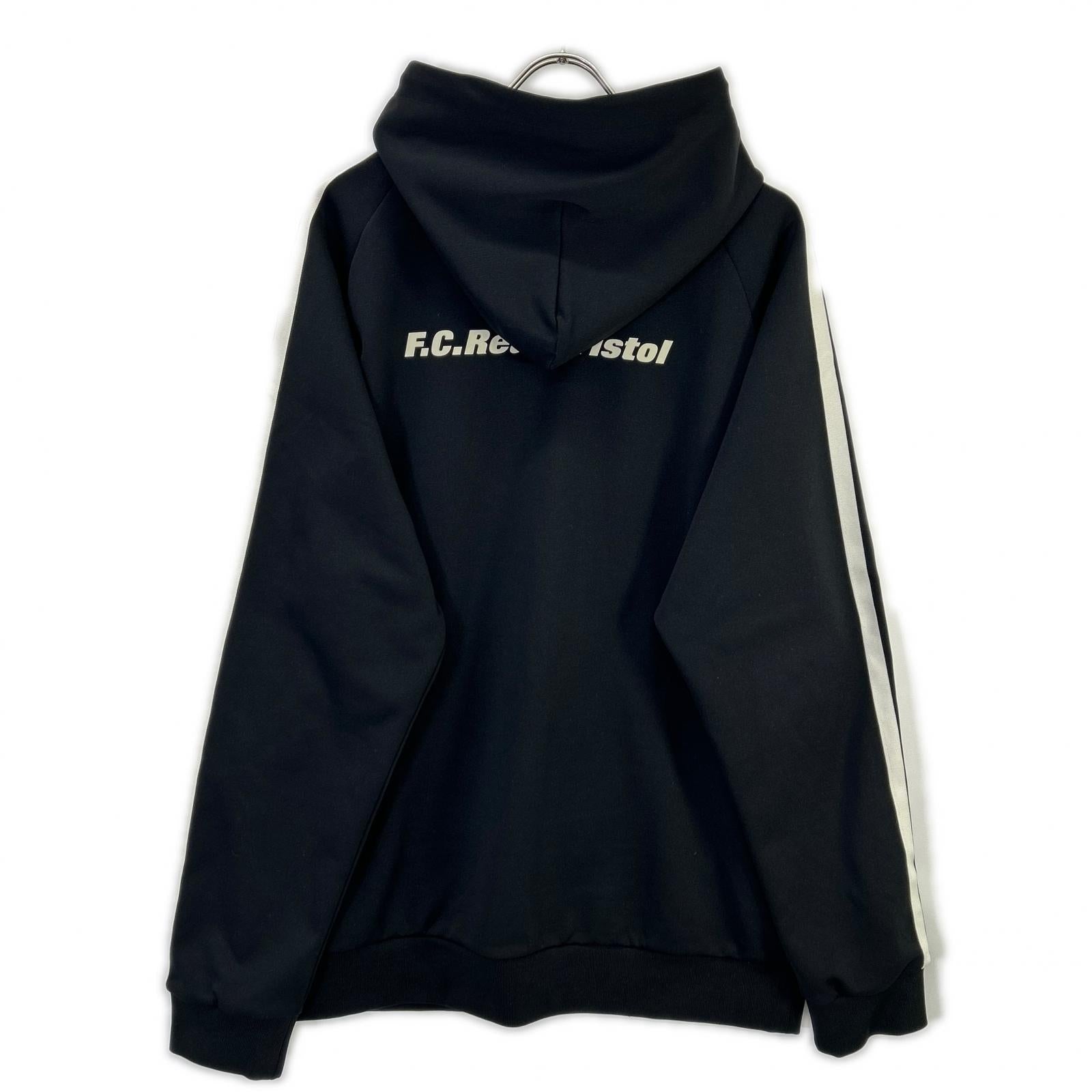 F.C.Real Bristol エフシーリアルブリストル 25年 FCRB-252082 ブラック TRAINING TRACK HOODIE トップス