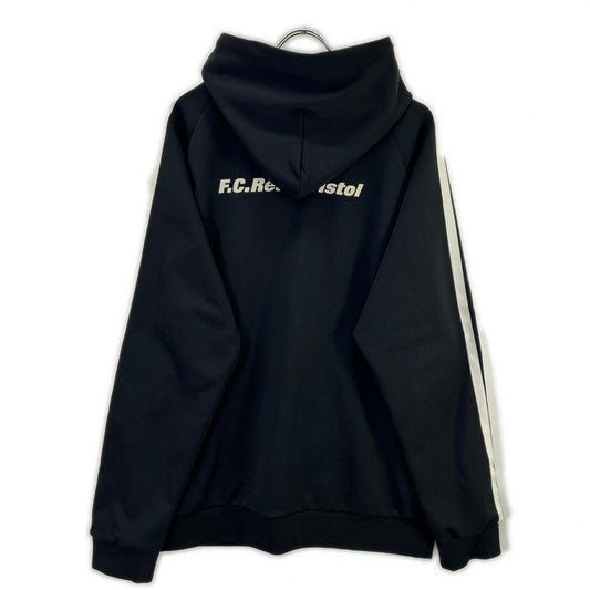 F.C.Real Bristol エフシーリアルブリストル 25年 FCRB-252082 ブラック TRAINING TRACK HOODIE トップス