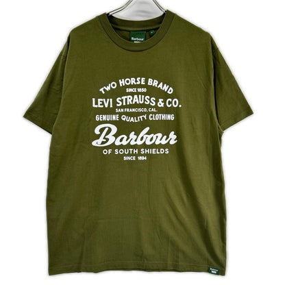 Barbour バブアー オリーブ 252MTS1513 × Levi's グラフィックTシャツ トップス