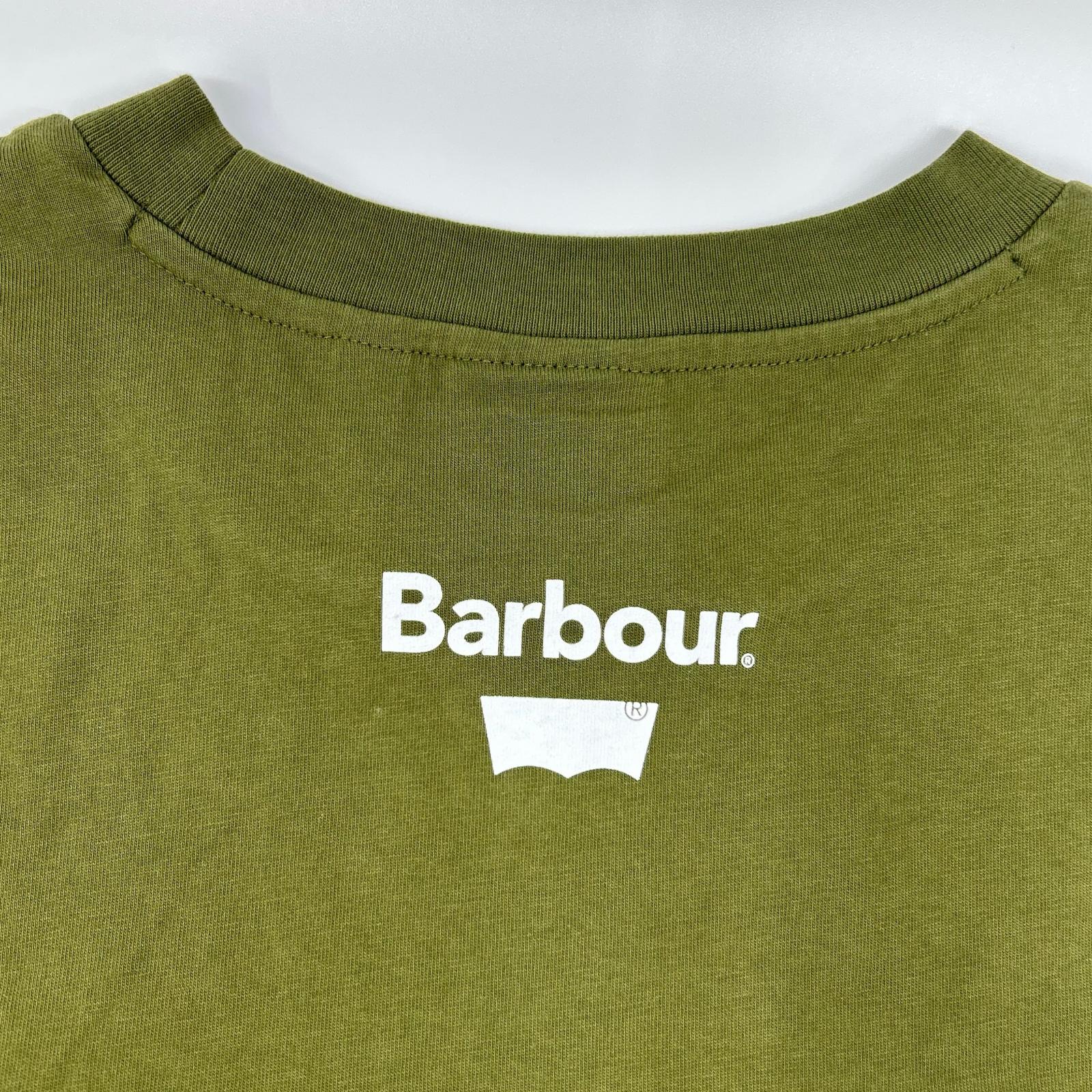 Barbour バブアー オリーブ 252MTS1513 × Levi's グラフィックTシャツ トップス
