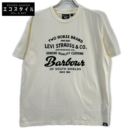 Barbour バブアー ホワイト 252MTS1513 × Levi's グラフィックTシャツ トップス