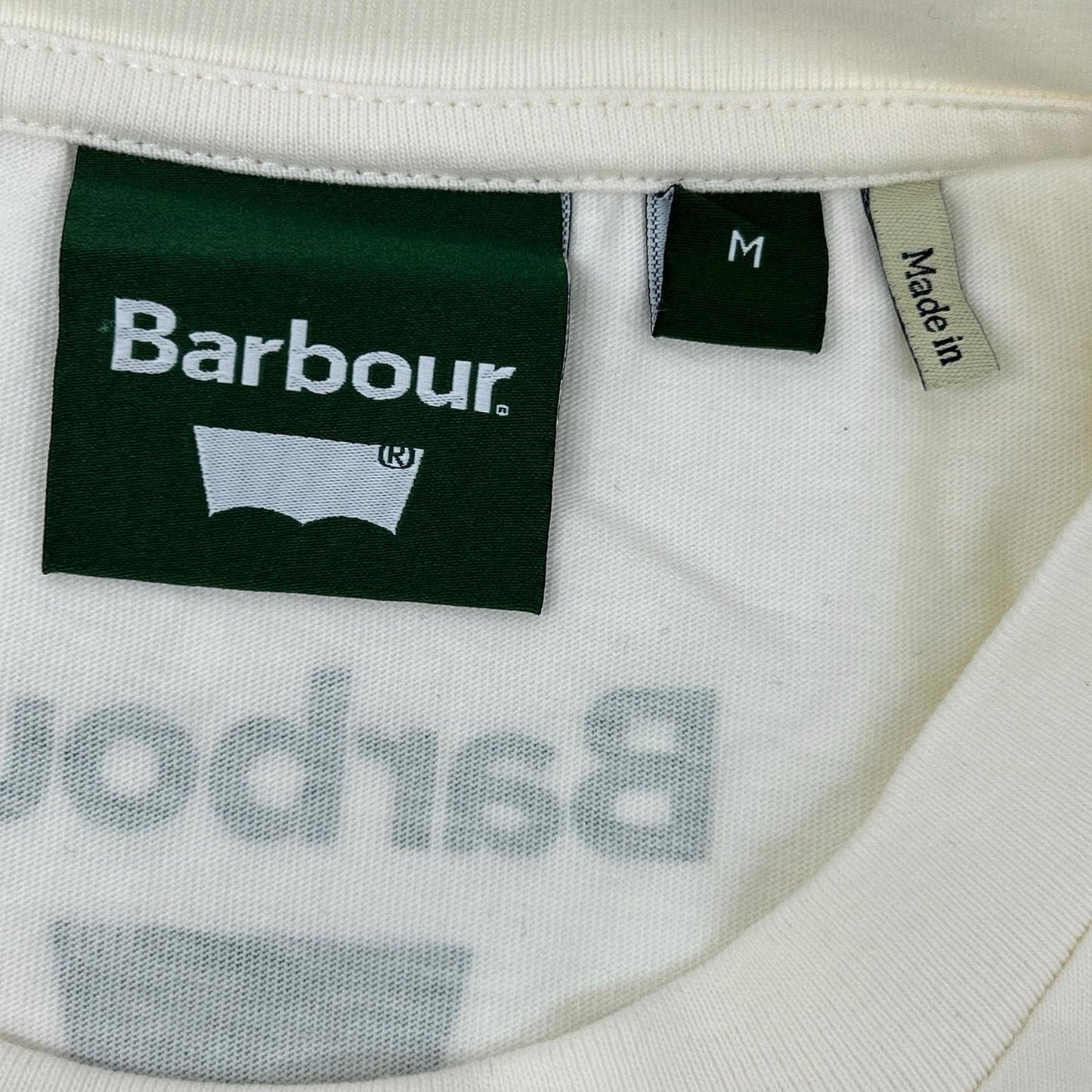 Barbour バブアー ホワイト 252MTS1513 × Levi's グラフィックTシャツ トップス