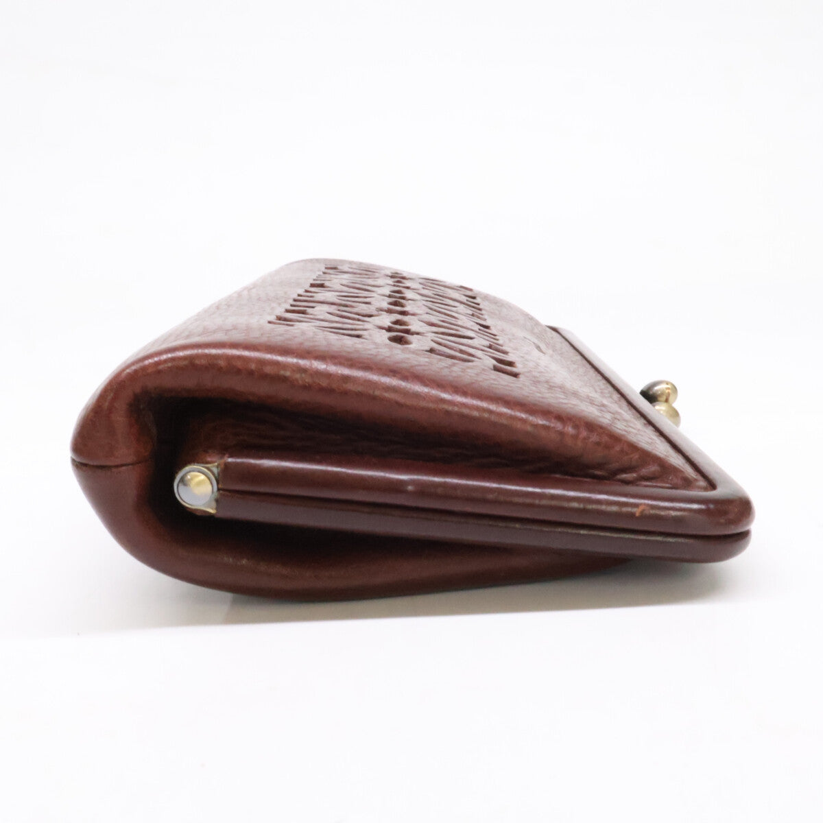 genten GenTen 44250-56 Cutwork Long Wallet with Frame Closure, Long Wallet (with Coin Pocket)
