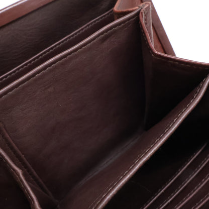 genten GenTen 44250-56 Cutwork Long Wallet with Frame Closure, Long Wallet (with Coin Pocket)