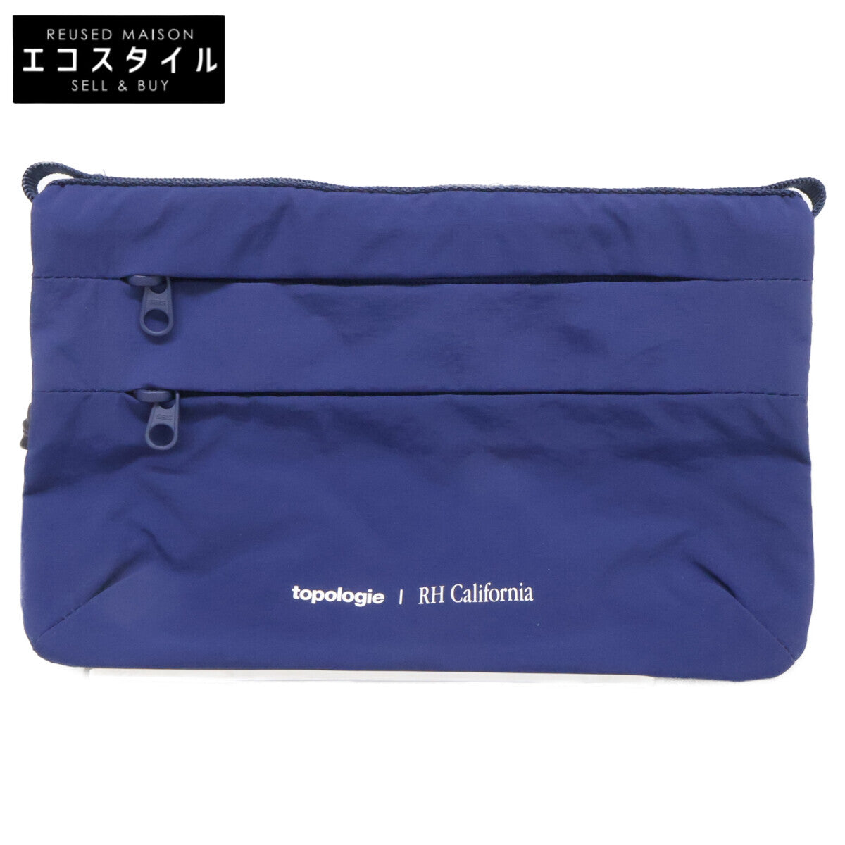 topologie トポロジー for Ron Herman ロンハーマン別注 フラット サコッシュ ショルダーバッグ