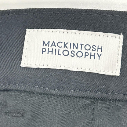 MACKINTOSH PHILOSOPHY マッキントッシュフィロソフィー ブラック スラックスパンツ ボトムス