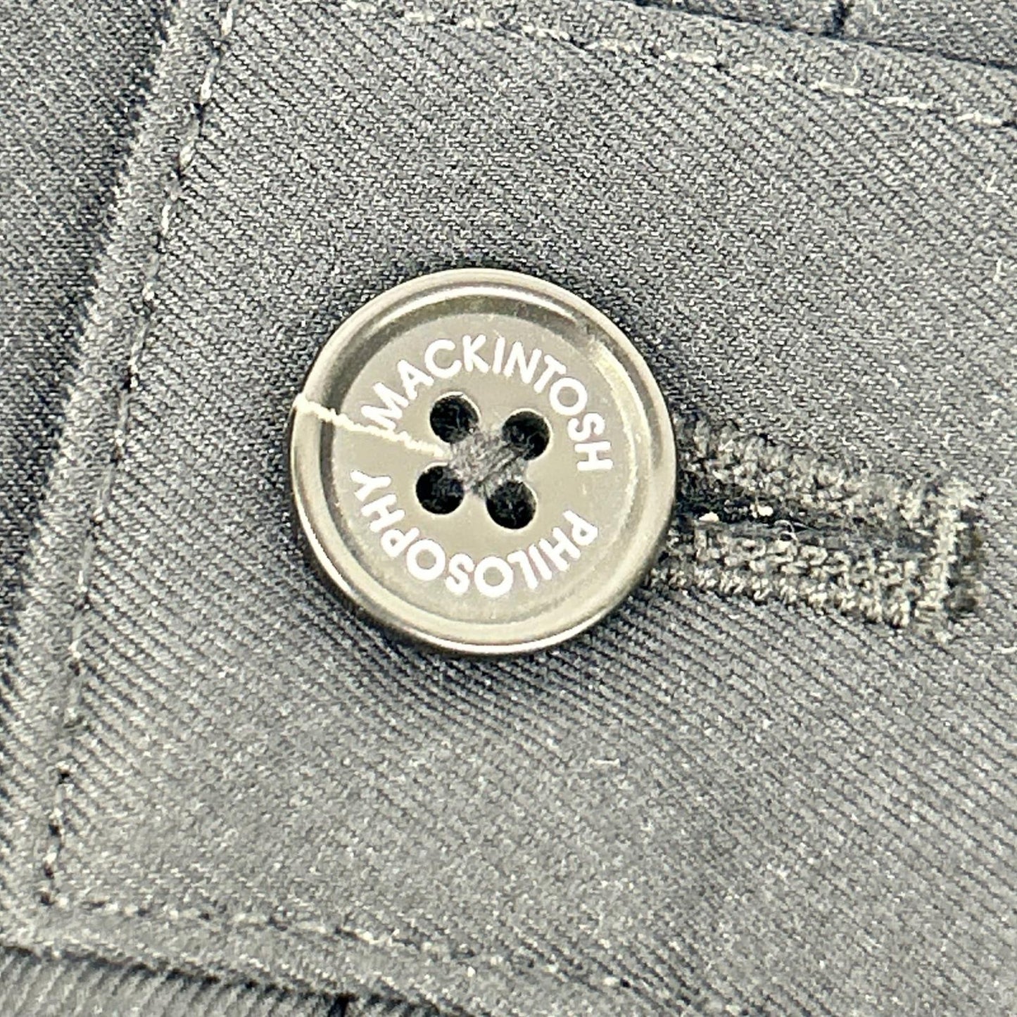 MACKINTOSH PHILOSOPHY マッキントッシュフィロソフィー ブラック スラックスパンツ ボトムス