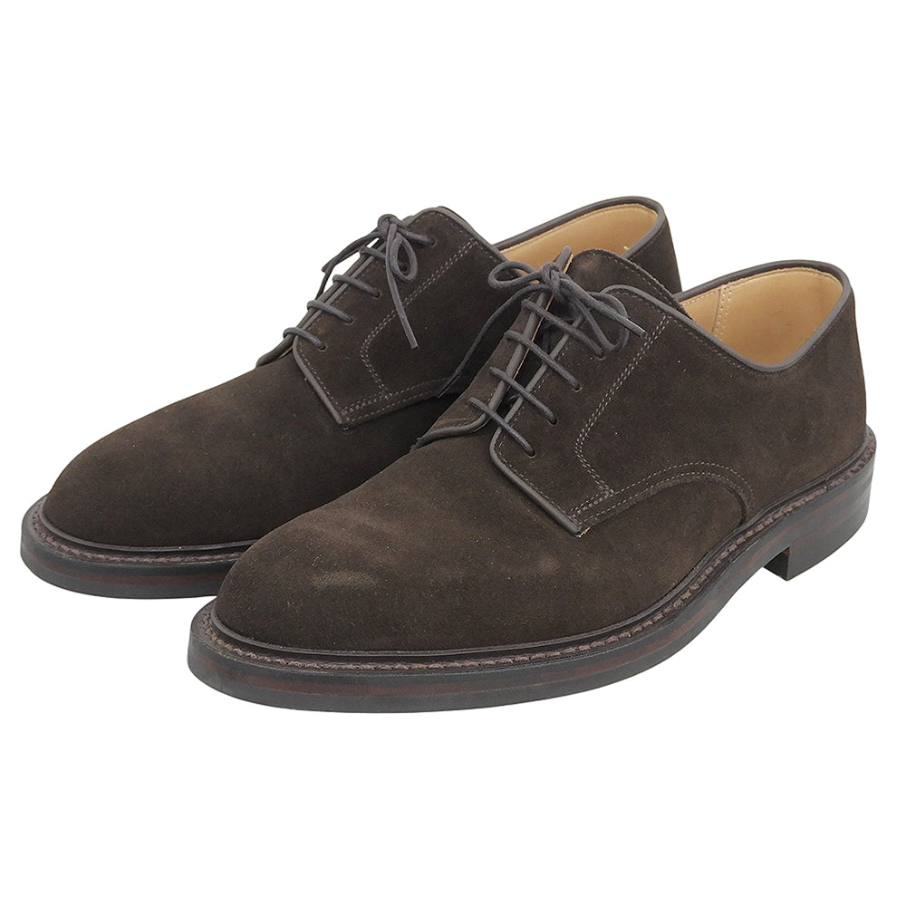 Crockett&Jones SEDGEMOOR3 Darkbrown Suede shoes, like new, for men, dark brown, 5E, Last 378, shoes
