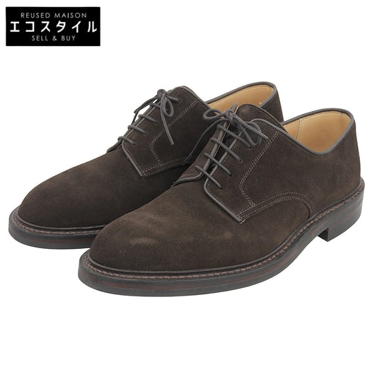 Crockett&Jones クロケット＆ジョーンズ 新品同様 SEDGEMOOR3 Darkbrown Suede シューズ メンズ ダークブラウン 5E Last378 シューズ