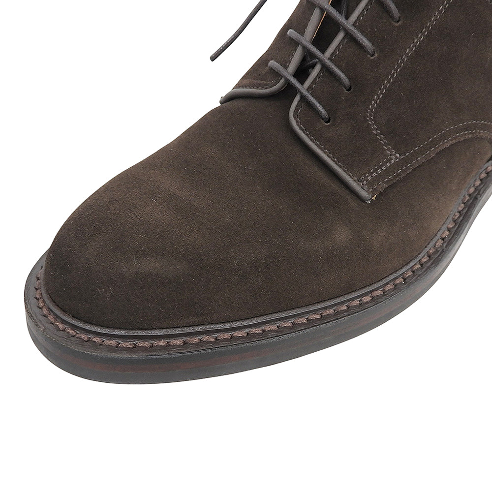 Crockett&Jones SEDGEMOOR3 Darkbrown Suede shoes, like new, for men, dark brown, 5E, Last 378, shoes