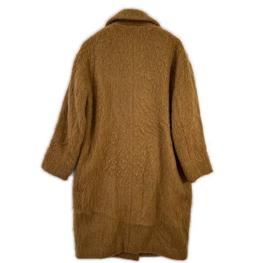 CLANE クラネ 101040 ブラウン ウール ジャギー コート コート