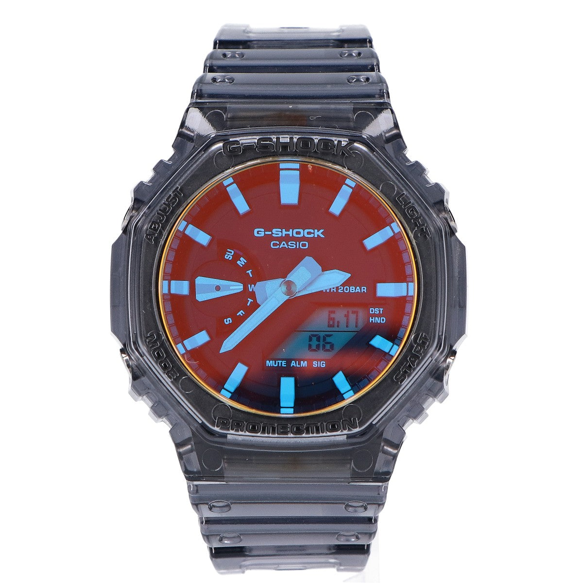 G-SHOCK ジーショック 【美品】GA-2100TLS-8AJF ANALOG-DIGITAL 2100 Series カーボンコアガード アナデジ クオーツ 腕時計