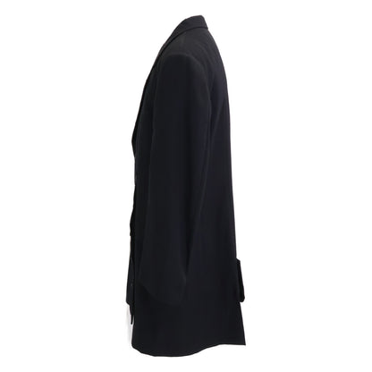 Yohji Yamamoto POUR HOMME ヨウジヤマモトプールオム 【美品/25年製】HP-J21-100 WOOL GABARDINE SLEEVE BUTTON ASYMMETRY JACKET アシメントリージャケット ジャケット