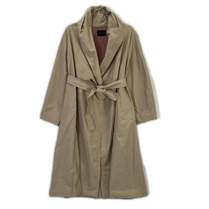 TOMORROWLAND Tomorrowland 13086108001 Smooth-Cross Belted Gown Coat Coat