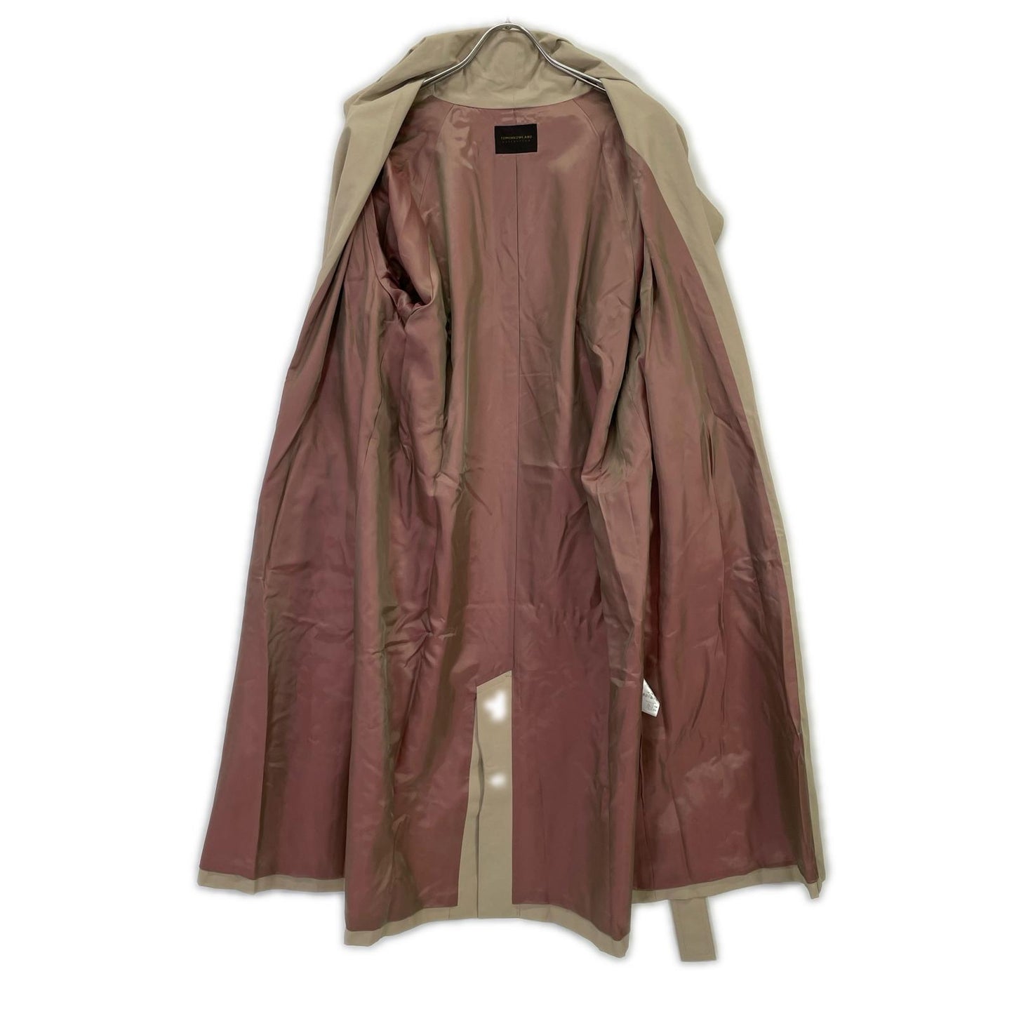 TOMORROWLAND Tomorrowland 13086108001 Smooth-Cross Belted Gown Coat Coat