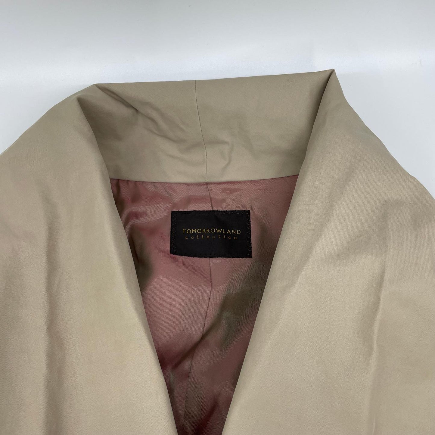 TOMORROWLAND Tomorrowland 13086108001 Smooth-Cross Belted Gown Coat Coat