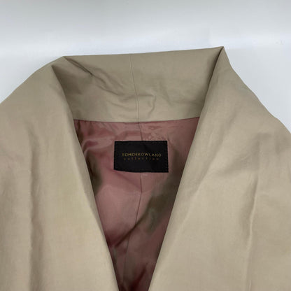TOMORROWLAND Tomorrowland 13086108001 Smooth-Cross Belted Gown Coat Coat