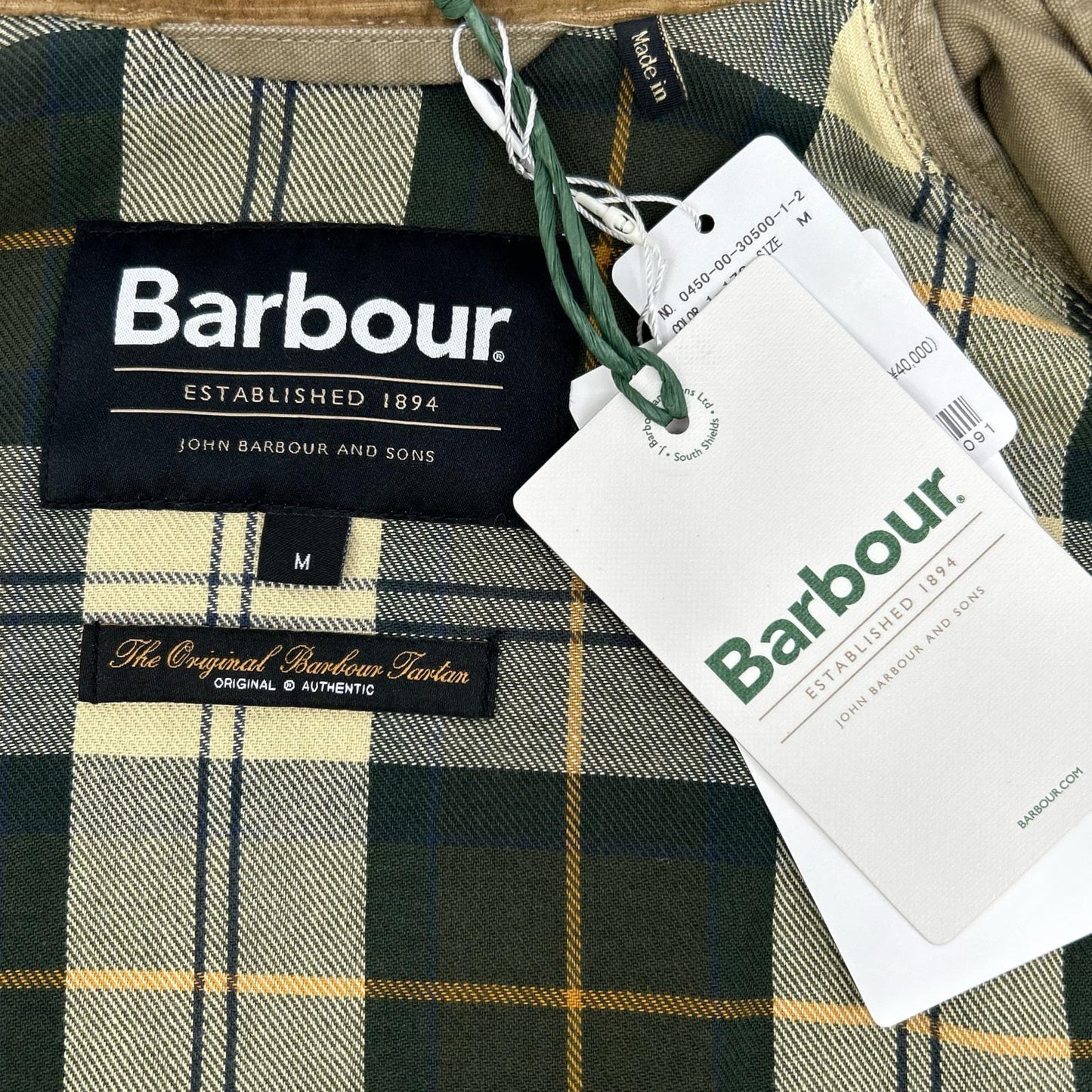 Barbour バブアー 251MCA0967 SPEY ダック コットン ショートレングス ブルゾン ジャケット