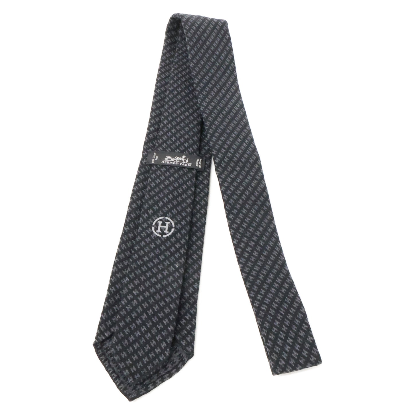 HERMES エルメス 【美品】H柄 ネクタイ