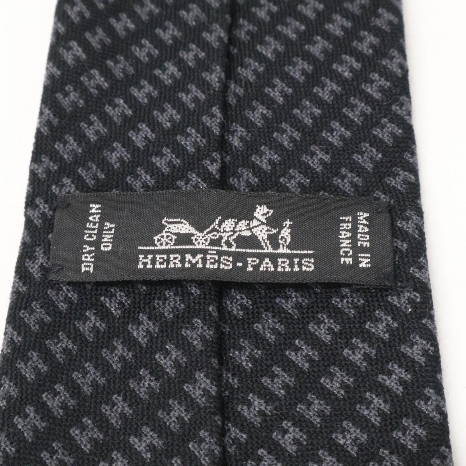 HERMES エルメス 【美品】H柄 ネクタイ