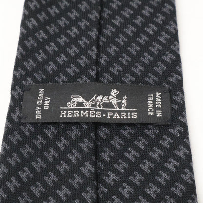 HERMES エルメス 【美品】H柄 ネクタイ