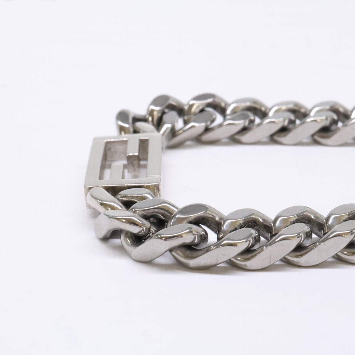 FENDI フェンディ バゲット チェーン ネックレス