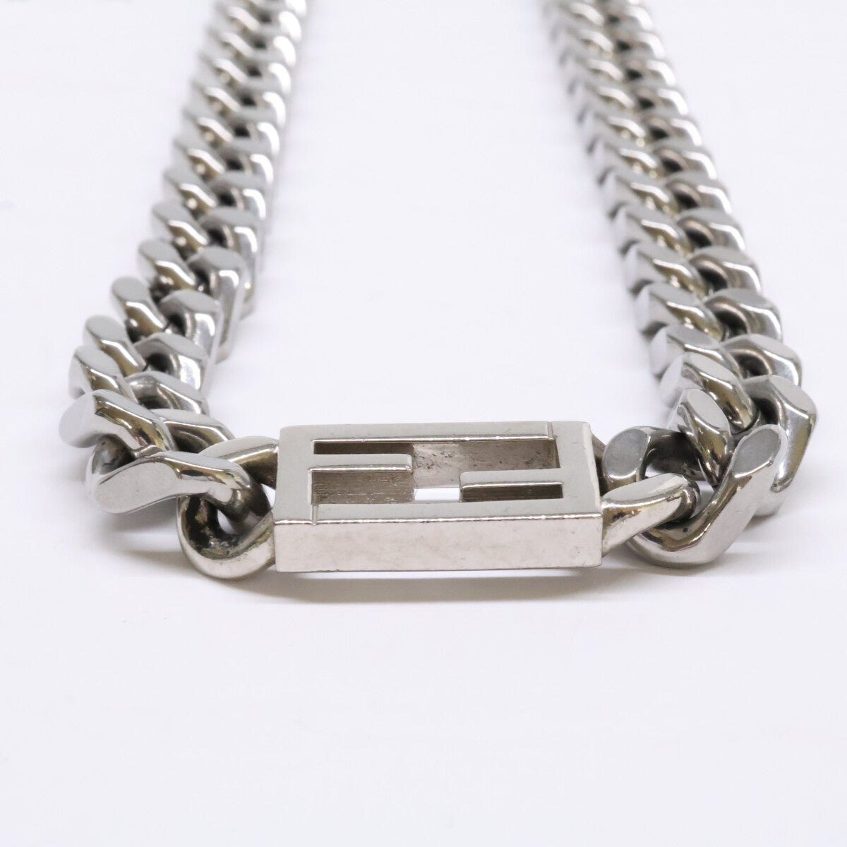 FENDI フェンディ バゲット チェーン ネックレス