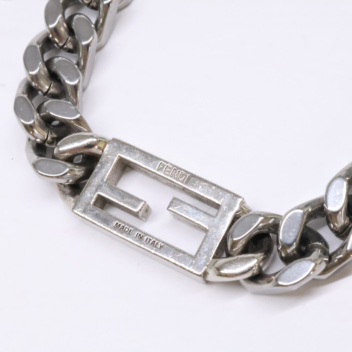 FENDI フェンディ バゲット チェーン ネックレス