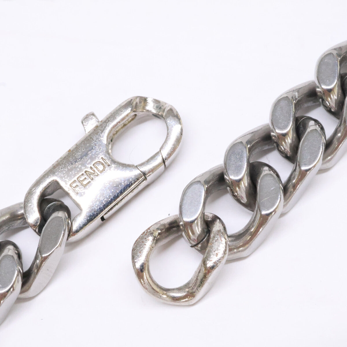 FENDI フェンディ バゲット チェーン ネックレス