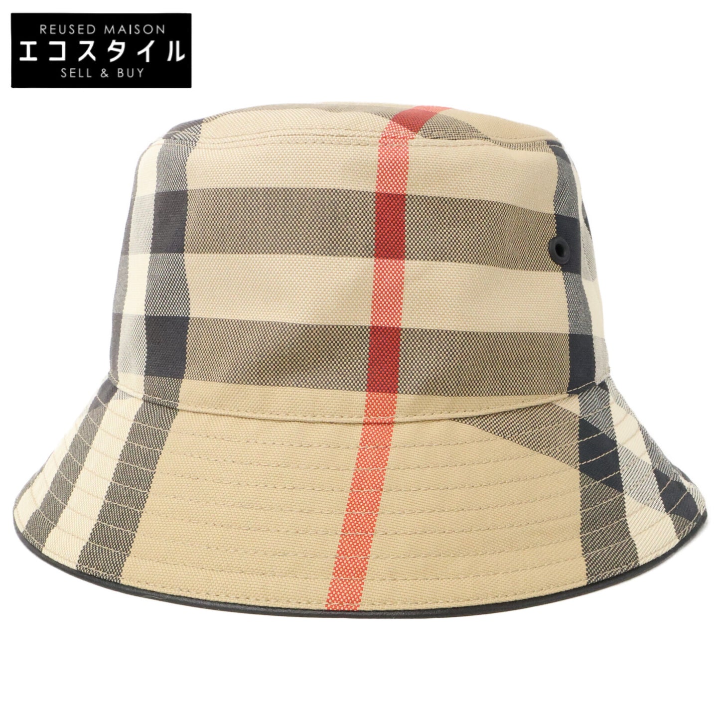BURBERRY バーバリー 【美品】8050065/73R MH BUCKET 3C CHECK チェック バケットハット 帽子