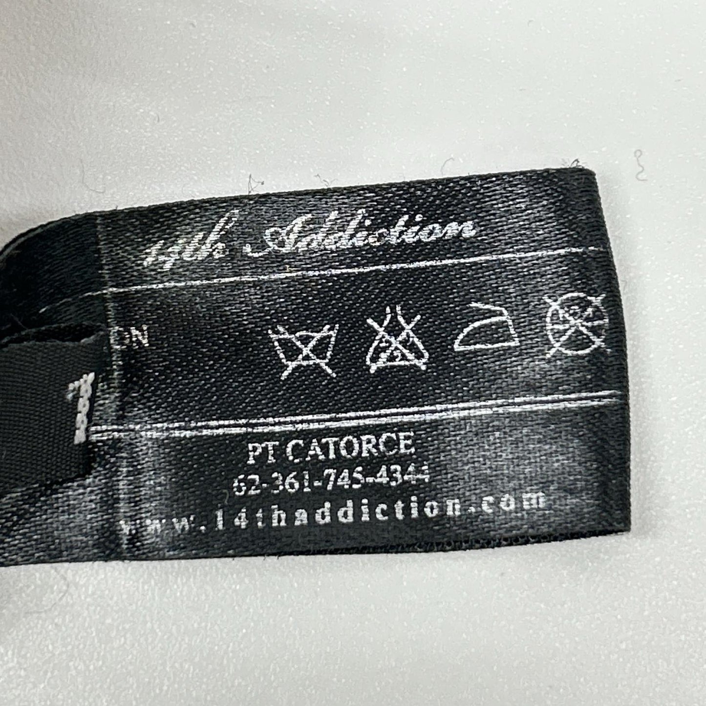 14th Addiction フォーティーンスアディクション レッド フード付き チェックシャツ トップス