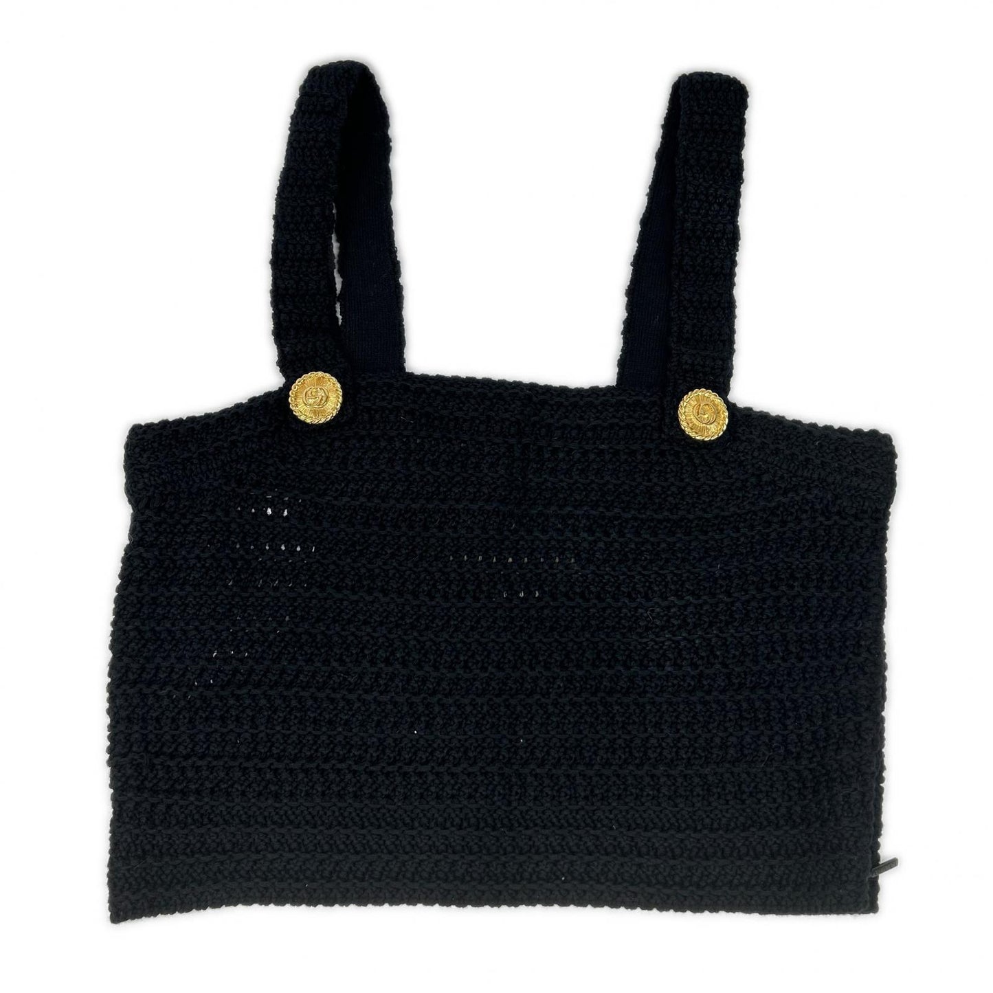 GUCCI グッチ ブラック 747824 ニットキャミソール トップス