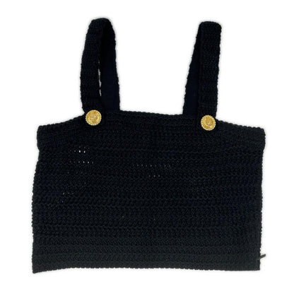 GUCCI グッチ ブラック 747824 ニットキャミソール トップス