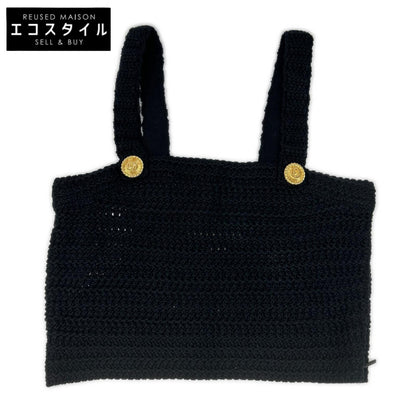 GUCCI グッチ ブラック 747824 ニットキャミソール トップス