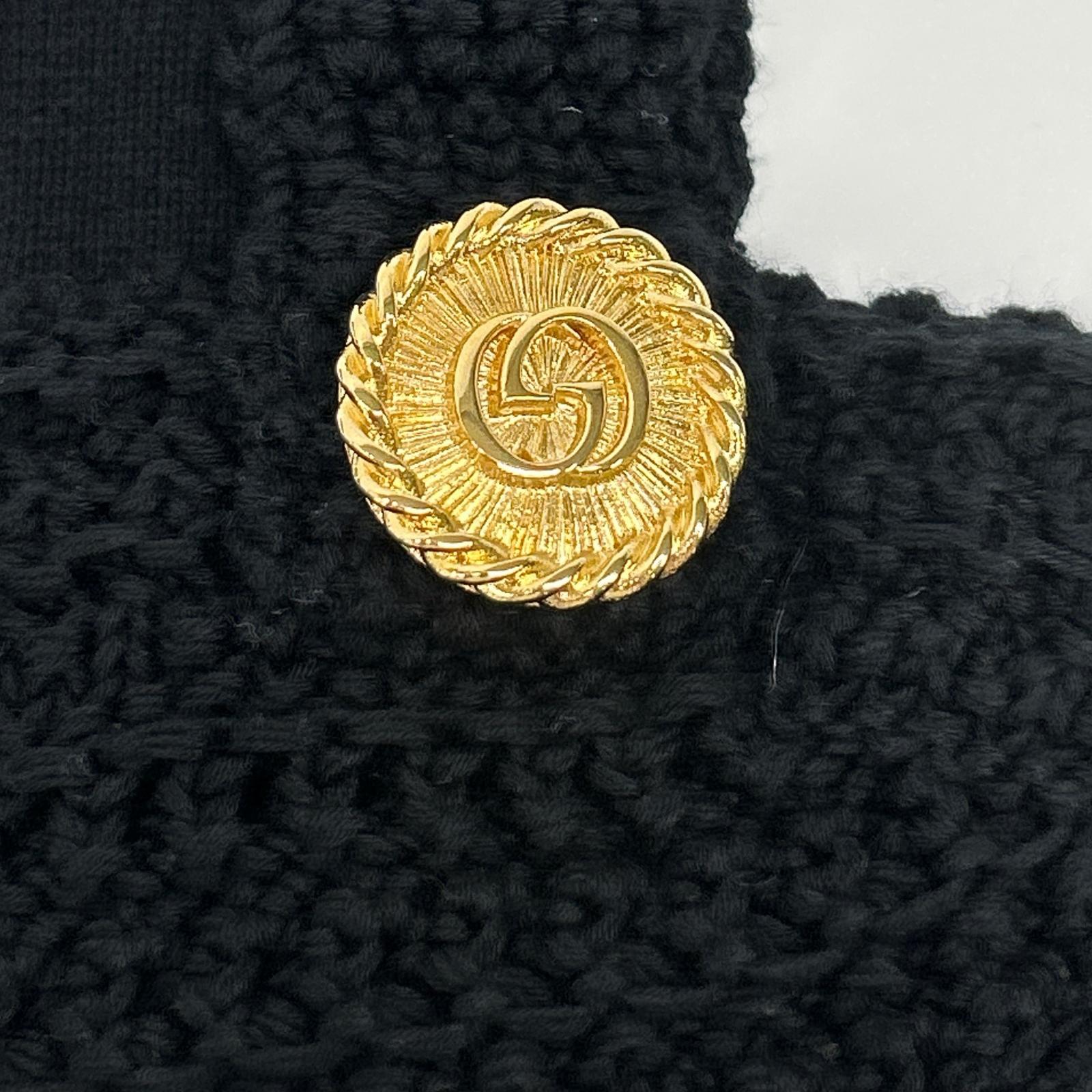 GUCCI グッチ ブラック 747824 ニットキャミソール トップス