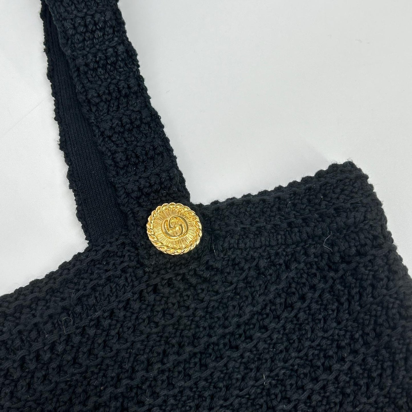GUCCI グッチ ブラック 747824 ニットキャミソール トップス