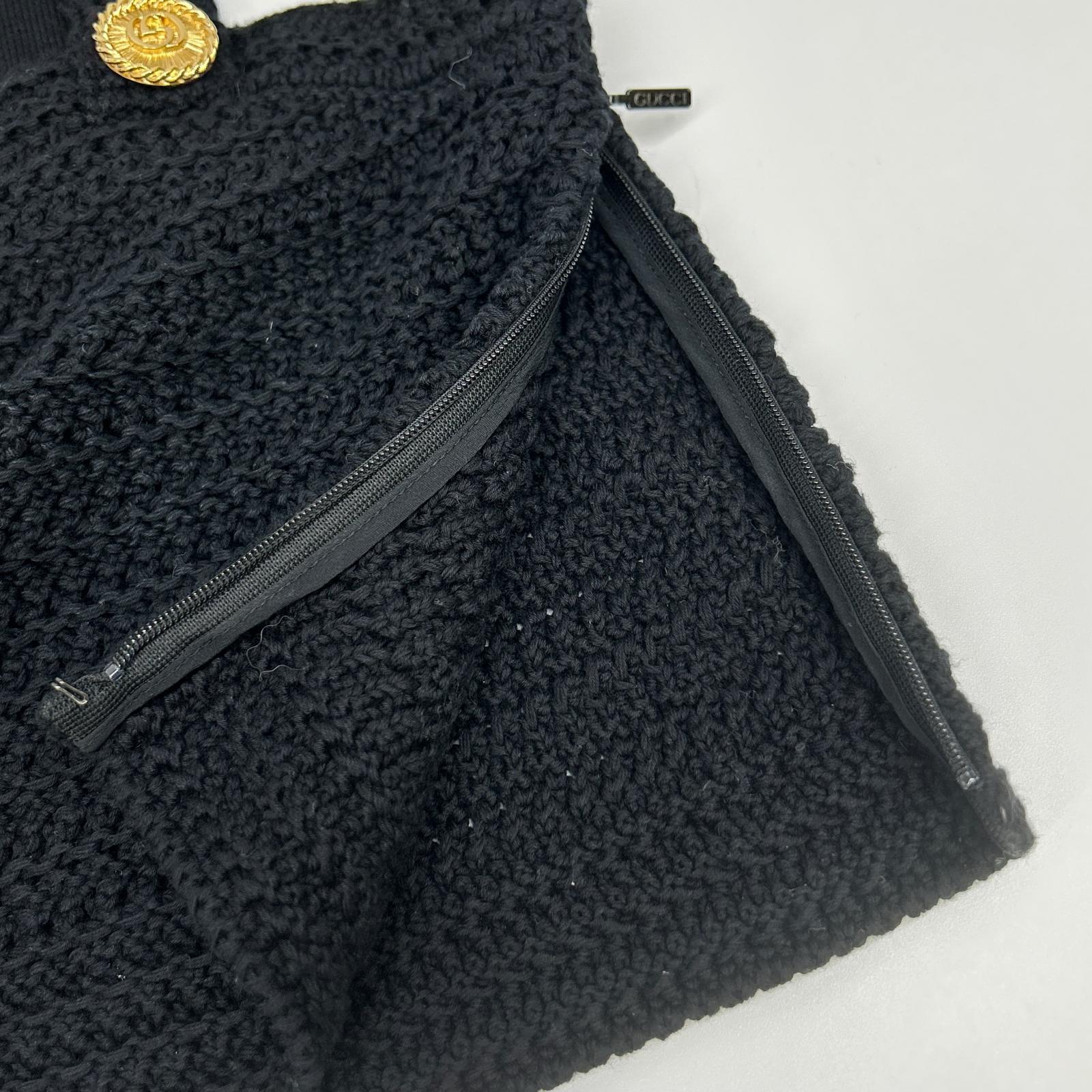 GUCCI グッチ ブラック 747824 ニットキャミソール トップス