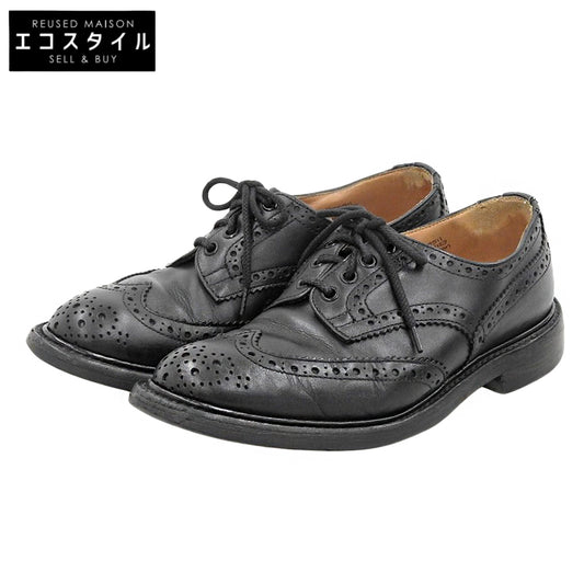 Tricker's トリッカーズ BOURTON ウィングチップシューズ メンズ 黒 ブラック 7.5 M5633 シューズ