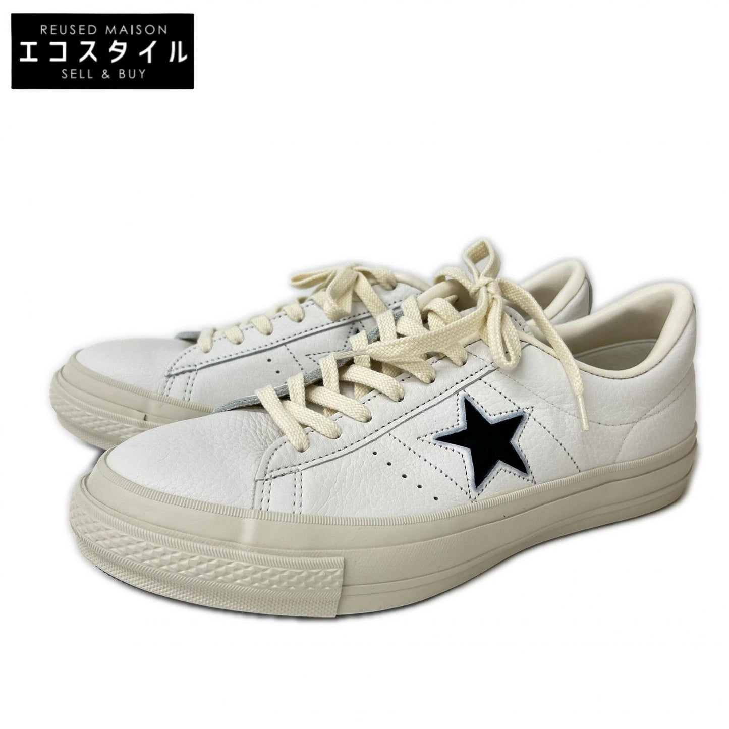 converse コンバース 【新品同様】OS J EB レザー ワンスター スニーカー シューズ