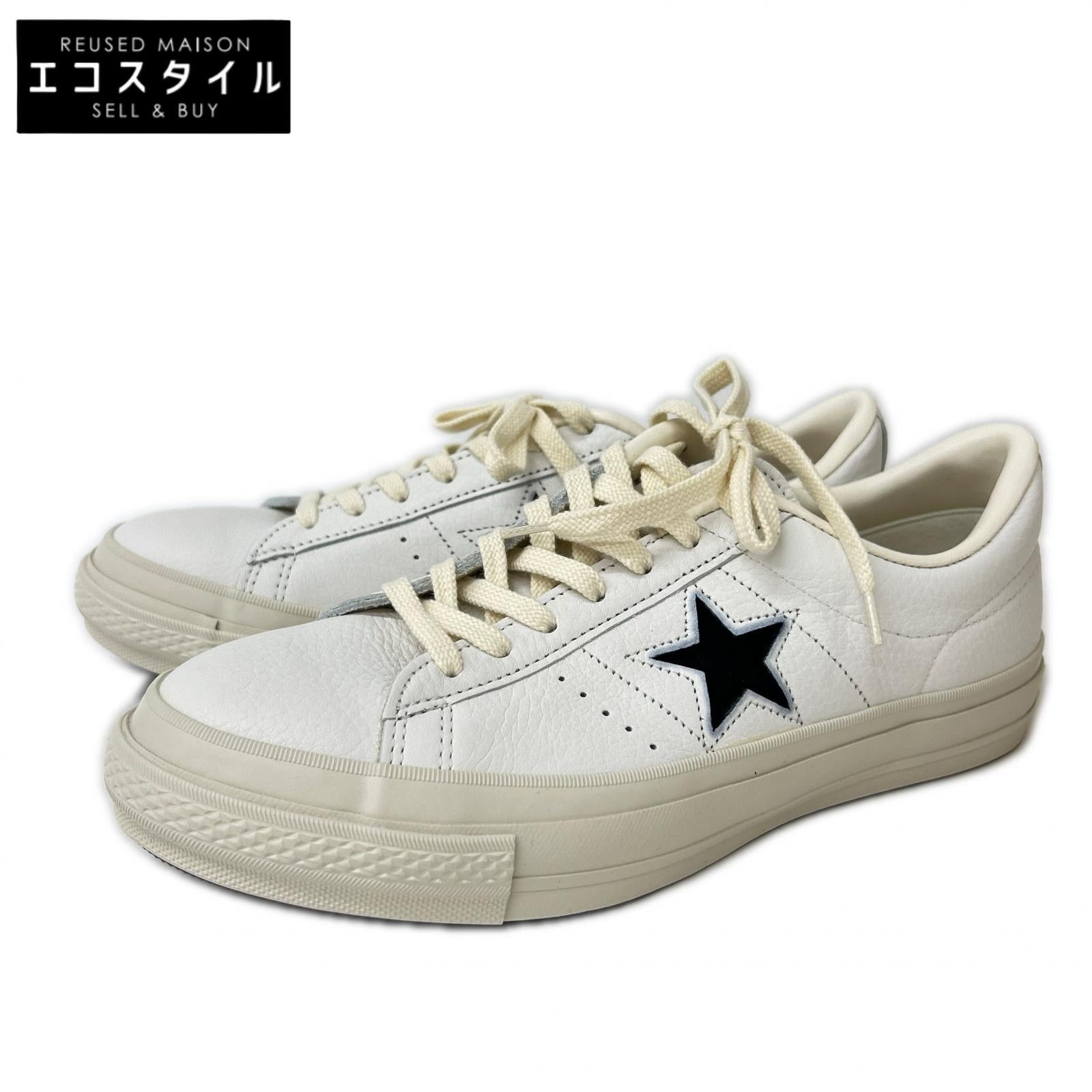 converse コンバース 【新品同様】OS J EB レザー ワンスター スニーカー シューズ