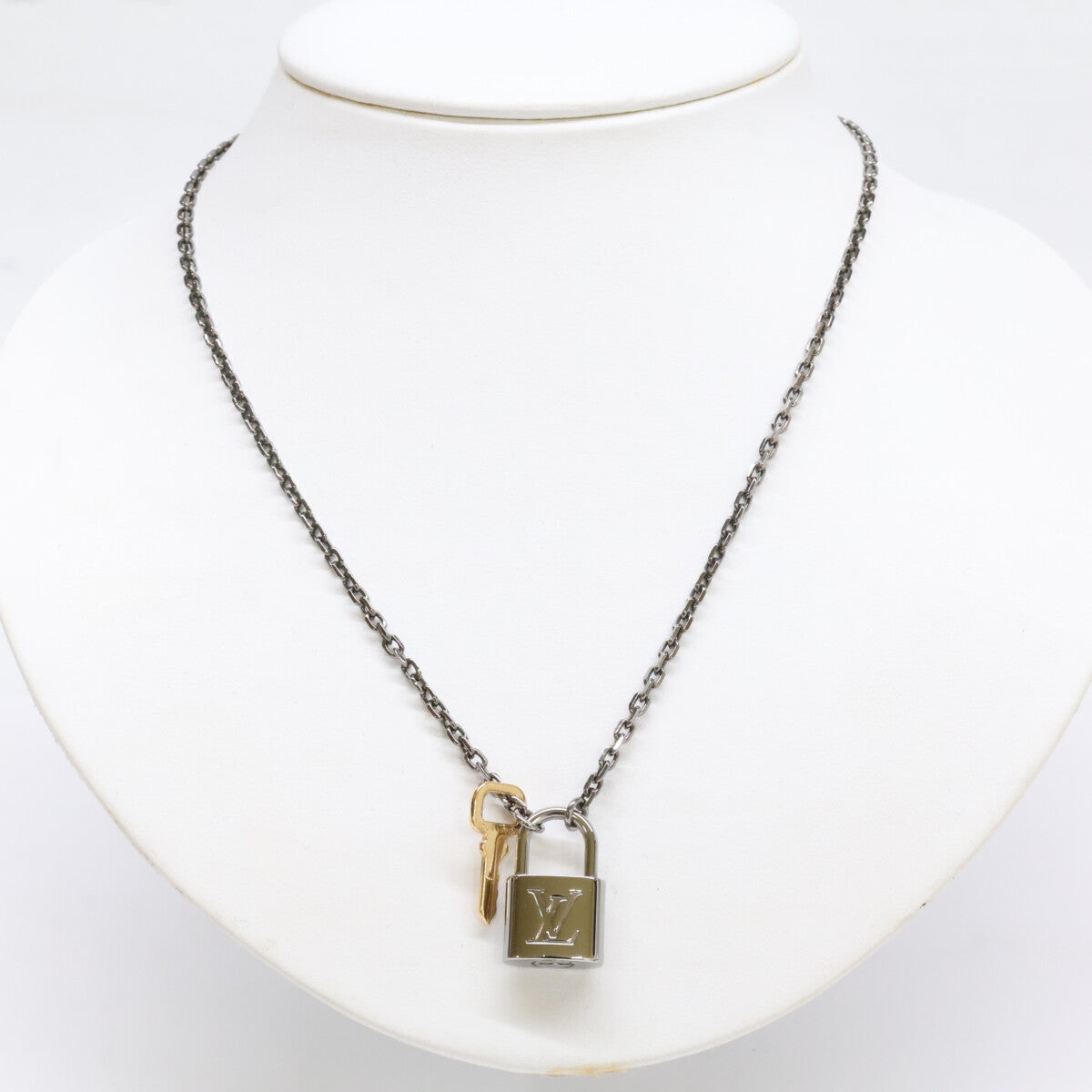 LOUIS VUITTON ルイヴィトン 【美品】M01149 ペンダント・バレンタイン パドロック ネックレス