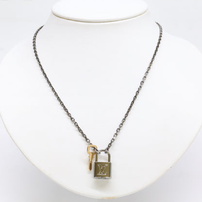 LOUIS VUITTON ルイヴィトン 【美品】M01149 ペンダント・バレンタイン パドロック ネックレス